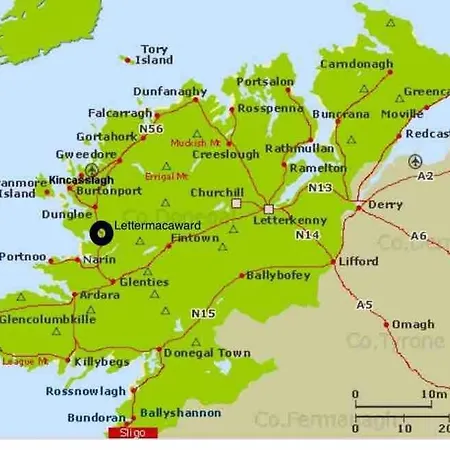 Brownes Sea View No 2 Dungloe 14km Lettermacaward