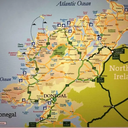 Brownes Sea View No 2 Dungloe 14km בית נופש *